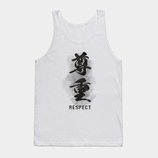 Respect "Soncho" Calligraphy Kanji Tank Top